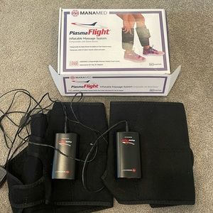 Inflatable massage system for legs